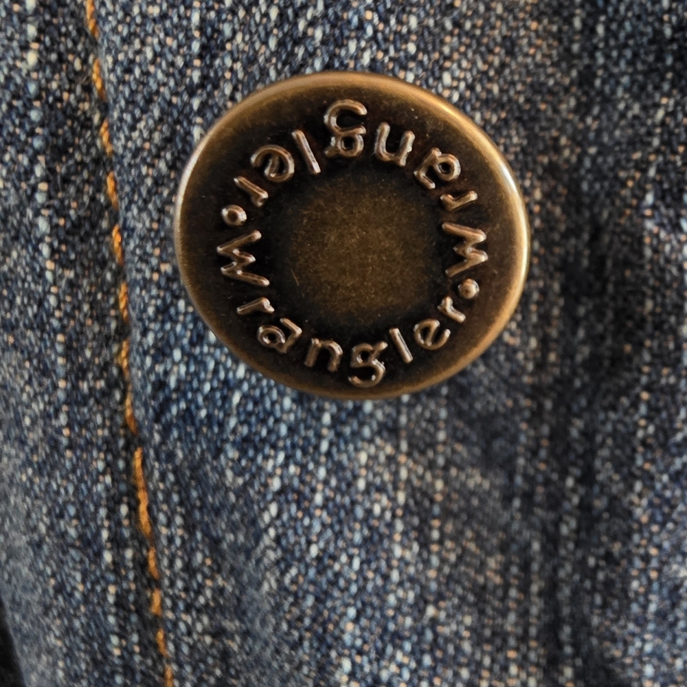 Vintage Wrangler Authentic Western Denim Sherpa Lined Jacket- Mens XXL - Picture 14 of 16